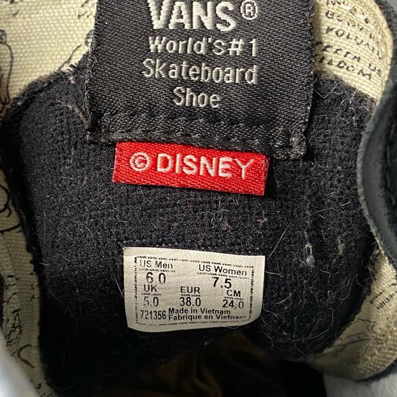 Vans x Disney Sk8-Hi Plane Crazy Womens 7.5 Mens 6 Skateboard Streetwear Skater - Picture 9 of 10